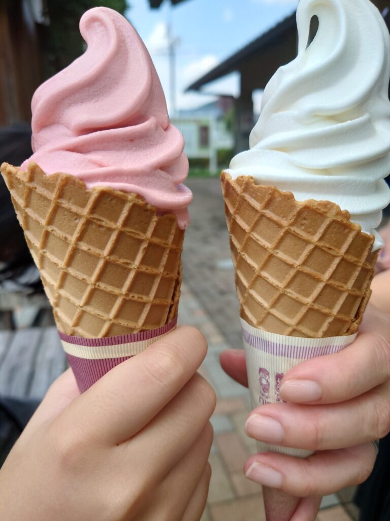 道の駅やいた　ソフトクリームの画像